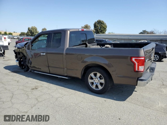 2015 Ford F-150 XL with VIN 1FTEX1CP1FKE50804, listed as a Copart auction lot 60172925 with 71,579 mi miles and Salvage title. Bid and sale history available at DreamBid. Image 2.