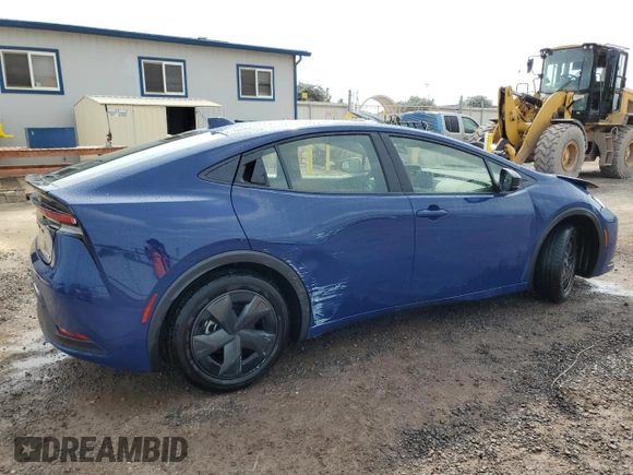 2024 Toyota Prius LE with VIN JTDACAAU4R3045263, listed as a Copart auction lot 54783175 with 2,454 mi miles and Clean Title. Bid and sale history available at carsss.com. Image 3.