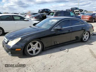2009 Mercedes-Benz CLS 550 with VIN WDDDJ72X19A143666, listed as a Copart auction lot 58893165 with 176,415 mi miles and Salvage title. Bid and sale history available at DreamBid. Image 1.