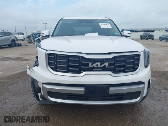 2024 Kia Telluride S with VIN 5XYP64GC2RG515044, listed as a IAAI auction lot 42345367 with 7,981 mi miles and . Bid and sale history available at DreamBid. Image 12.