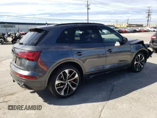 2023 Audi SQ5 Premium Plus with VIN WA1B4AFY0P2167063, listed as a Copart auction lot 39869674 with 12,008 mi miles and . Bid and sale history available at DreamBid. Image 3.