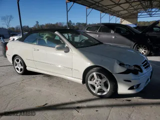 2007 Mercedes-Benz CLK-Class 5.5L with VIN WDBTK72F57T083742, listed as a Copart auction lot 83351094 with 195,768 mi miles and Non Repairable. Bid and sale history available at carsss.com. Image 4.