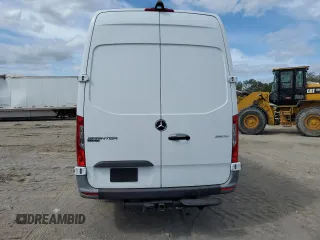 2021 Mercedes-Benz Sprinter Cargo with VIN W1Y4ECHY1MT070055, listed as a Copart auction lot 76815204 with 76,282 mi miles and Salvage Title. Bid and sale history available at carsss.com. Image 6.
