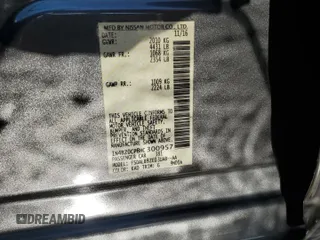 2017 Nissan LEAF SL with VIN 1N4BZ0CP8HC300957, listed as a Copart auction lot 74267414 with 53,594 mi miles and Salvage Title. Bid and sale history available at carsss.com. Image 12.