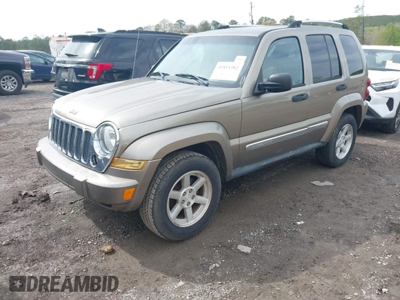 2005 Jeep Liberty Limited z VIN 1J4GK58K05W593417, wystawiony jako IAAI lot #41811582 z przebiegiem 116 027 mil mil oraz . Historia ofert i sprzedaży dostępna na DreamBid. Obrazek 2.