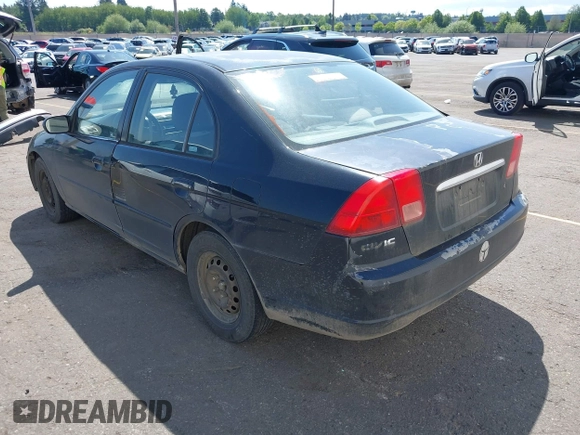 2001 Honda Civic LX with VIN JHMES16531S000040, listed as a IAAI auction lot 42191403 with 225,897 mi miles. Bid and sale history available at carsss.com. Image 3.