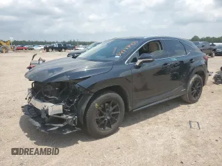 2018 Lexus RX 450h with VIN 2T2BGMCA5JC023549, listed as a Copart auction lot 54777435 with 90,014 mi miles and Salvage title. Bid and sale history available at DreamBid. Image 1.