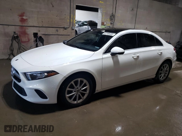 2019 Mercedes-Benz A 220 with VIN WDD3G4EB6KW011987, listed as a Copart auction lot 63768485 with 86,692 mi miles and Clean title. Bid and sale history available at DreamBid. Image 1.