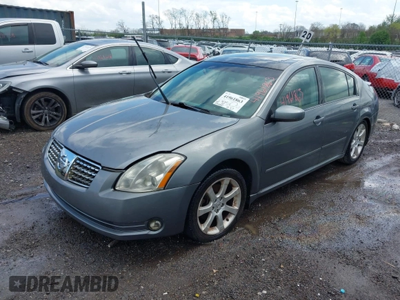 2007 Nissan Maxima 3.5 SE with VIN 1N4BA41E97C864180, listed as a IAAI auction lot 41961863 with 1 mi miles. Bid and sale history available at carsss.com. Image 2.