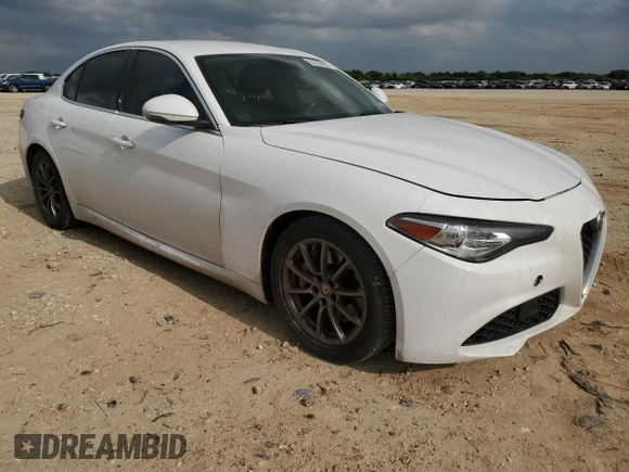 2019 Alfa Romeo Giulia with VIN ZARFAMAN9K7607068, listed as a Copart auction lot 55705655 with 97,939 mi miles and Clean title. Bid and sale history available at DreamBid. Image 4.