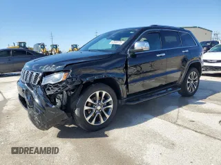 2018 Jeep Grand Cherokee Limited с VIN 1C4RJFBGXJC245387, выставлен на аукционе Copart как лот 42835175 с пробегом 44 571 миль миль и Чистый • Clean title. История ставок и продаж доступна на DreamBid. Изображение 1.