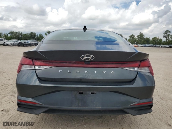 2021 Hyundai Elantra SE with VIN 5NPLL4AGXMH037007, listed as a Copart auction lot 69283454 with 83,781 mi miles and Salvage Title. Bid and sale history available at carsss.com. Image 6.