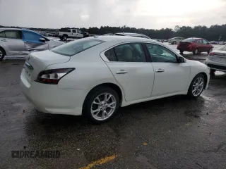 2014 Nissan Maxima SV with VIN 1N4AA5APXEC450308, listed as a Copart auction lot 61149775 with 135,968 mi miles and Salvage title. Bid and sale history available at DreamBid. Image 3.