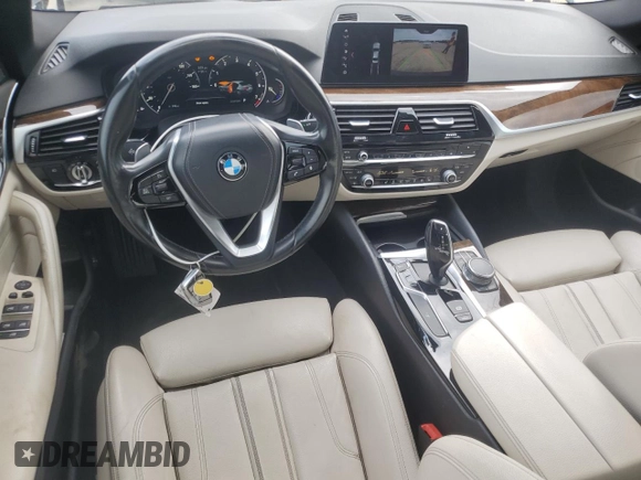 2017 BMW 5 Series 540i with VIN WBAJE5C31HG915206, listed as a Copart auction lot 57346195 with 84,427 mi miles and Salvage title. Bid and sale history available at DreamBid. Image 8.