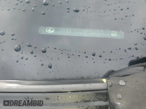 2015 Lexus IS 250 with VIN JTHBF1D28F5062278, listed as a Copart auction lot 47619275 with 122,500 mi miles and Salvage Title. Bid and sale history available at carsss.com. Image 14.
