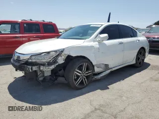 2016 Honda Accord Touring with VIN 1HGCR3F98GA006662, listed as a Copart auction lot 59595605 with 98,406 mi miles and Salvage title. Bid and sale history available at DreamBid. Image 1.