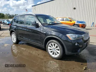 2017 BMW X3 xDrive28i with VIN 5UXWX9C33H0W76713, listed as a Copart auction lot 50805255 with 71,204 mi miles and Salvage Title. Bid and sale history available at DreamBid. Image 4.