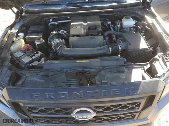2022 Nissan Frontier S with VIN 1N6ED1EK6NN682724, listed as a Copart auction lot 43447505 with 34,732 mi miles and Salvage Title. Bid and sale history available at carsss.com. Image 11.