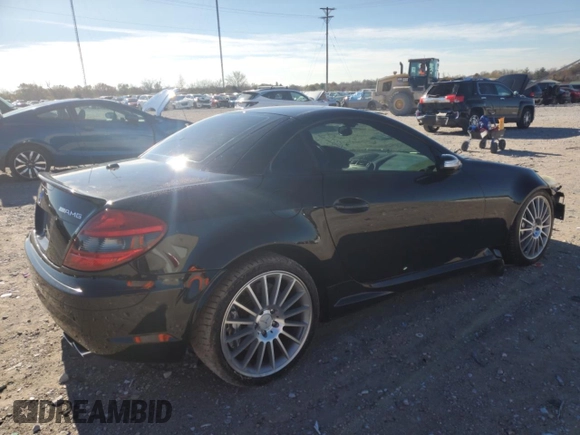 2006 Mercedes-Benz SLK-Class 5.5L AMG with VIN WDBWK73F86F086174, listed as a Copart auction lot 80097784 with 98,352 mi miles and Salvage Title. Bid and sale history available at carsss.com. Image 3.