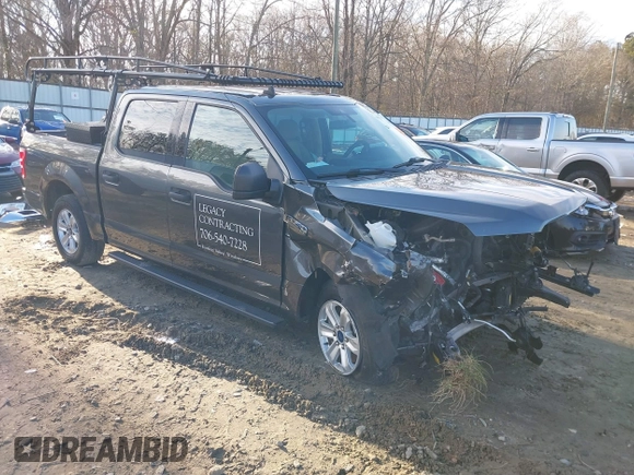 2020 Ford F-150 XL with VIN 1FTEW1C41LFA51212, listed as a IAAI auction lot 41327073 with 1 mi miles. Bid and sale history available at carsss.com. Image 1.