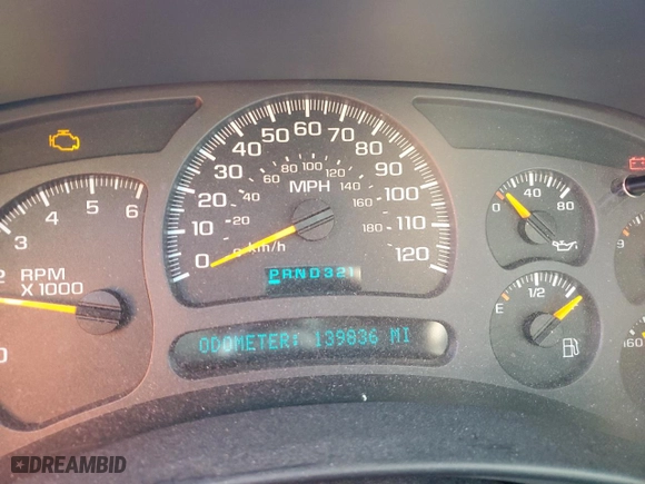 2003 Chevrolet Tahoe LS with VIN 1GNEK13Z93J209243, listed as a Copart auction lot 41451265 with 139,839 mi miles and Salvage Title. Bid and sale history available at carsss.com. Image 9.