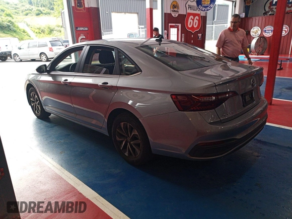 2024 Volkswagen Jetta S with VIN 3VW5M7BU5RM077151, listed as a IAAI auction lot 42796121 with 19,887 mi miles and . Bid and sale history available at DreamBid. Image 8.