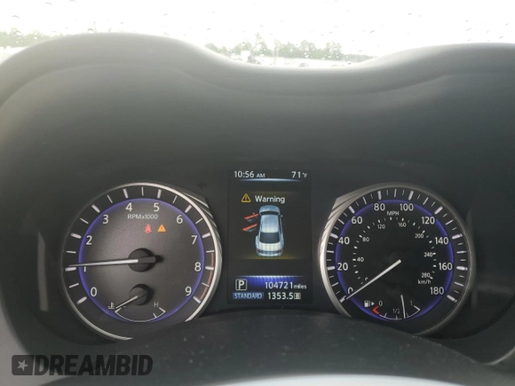 2015 Infiniti Q50 Premium z VIN JN1BV7AP5FM353448, wystawiony jako Copart lot #57115325 z przebiegiem 104 721 mil mil oraz Szkoda całkowita • Salvage title. Historia ofert i sprzedaży dostępna na DreamBid. Obrazek 9.