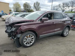 2018 Lincoln MKC Select with VIN 5LMCJ2D94JUL13697, listed as a Copart auction lot 52852685 with 38,395 mi miles and Salvage title. Bid and sale history available at DreamBid. Image 1.