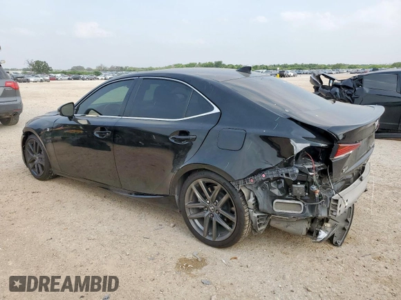 2020 Lexus IS 300 F Sport with VIN JTHGA1D23L5103657, listed as a Copart auction lot 57443255 with 95,782 mi miles and Salvage title. Bid and sale history available at DreamBid. Image 2.