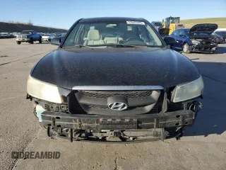 2007 Hyundai Sonata GLS with VIN 5NPET46C67H233965, listed as a Copart auction lot 53695385 with 144,030 mi miles and Salvage Title. Bid and sale history available at DreamBid. Image 5.