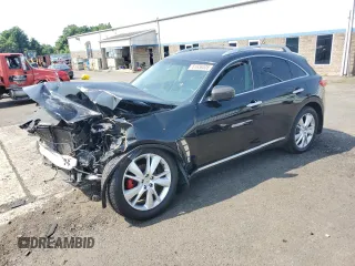 2013 Infiniti FX with VIN JN8CS1MW3DM170755, listed as a Copart auction lot 61938535 with Not provided miles and Salvage title. Bid and sale history available at DreamBid. Image 1.