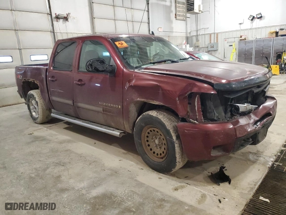 2009 Chevrolet Silverado 1500 LTZ with VIN 3GCEK33MX9G230914, listed as a Copart auction lot 83002624 with 0 mi miles and Salvage Title. Bid and sale history available at carsss.com. Image 4.