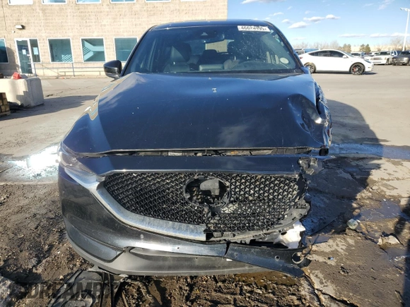 2019 Mazda CX-5 Signature with VIN JM3KFBEY4K0606252, listed as a Copart auction lot 46624995 with 84,965 mi miles and Salvage Title. Bid and sale history available at carsss.com. Image 5.