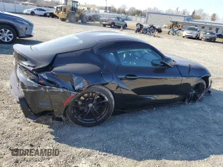 2020 Toyota GR Supra 3.0 with VIN WZ1DB4C0XLW025666, listed as a Copart auction lot 87545075 with 18,840 mi miles and Salvage Title. Bid and sale history available at carsss.com. Image 3.
