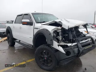 2013 Ford F-150 XL with VIN 1FTFW1ET2DKE57078, listed as a IAAI auction lot 41601783 with 123,993 mi miles. Bid and sale history available at carsss.com. Image 1.