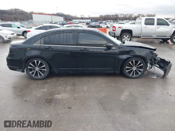 2012 Chrysler 200 S with VIN 1C3CCBHG6CN233751, listed as a IAAI auction lot 41470241 with 173,383 mi miles. Bid and sale history available at carsss.com. Image 13.