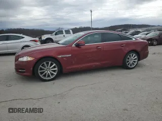 2011 Jaguar XJ with VIN SAJWA1CB4BLV20991, listed as a Copart auction lot 43922165 with 109,996 mi miles and Salvage Title. Bid and sale history available at DreamBid. Image 1.