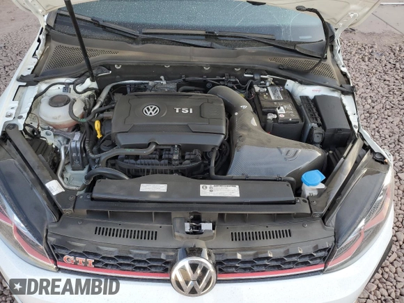 2020 Volkswagen Golf GTI S with VIN 3VW6T7AU0LM005855, listed as a Copart auction lot 48200325 with 63,553 mi miles and Salvage Title. Bid and sale history available at carsss.com. Image 11.