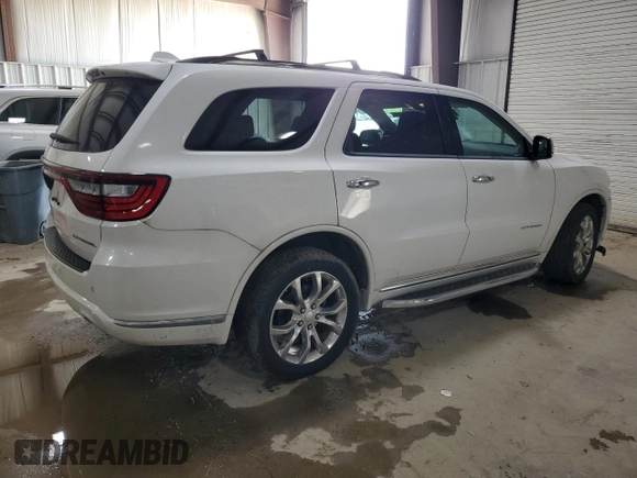 2018 Dodge Durango Citadel Anodized Platinum with VIN 1C4SDJET4JC101127, listed as a Copart auction lot 62551585 with 143,357 mi miles and Salvage title. Bid and sale history available at DreamBid. Image 3.