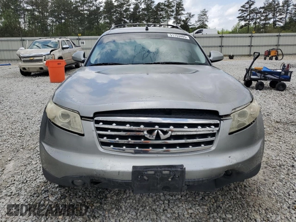 2008 Infiniti FX with VIN JNRAS08W68X201069, listed as a Copart auction lot 51753485 with 196,330 mi miles and Salvage Title. Bid and sale history available at DreamBid. Image 5.