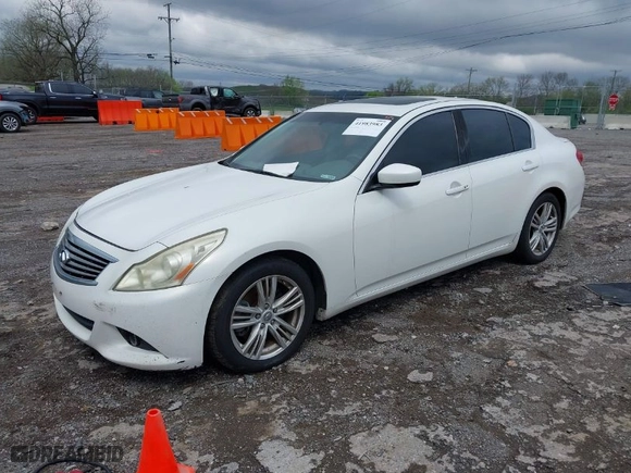 2010 Infiniti G37 Sedan Journey with VIN JN1CV6APXAM202631, listed as a IAAI auction lot 41983983 with 1 mi miles. Bid and sale history available at carsss.com. Image 2.