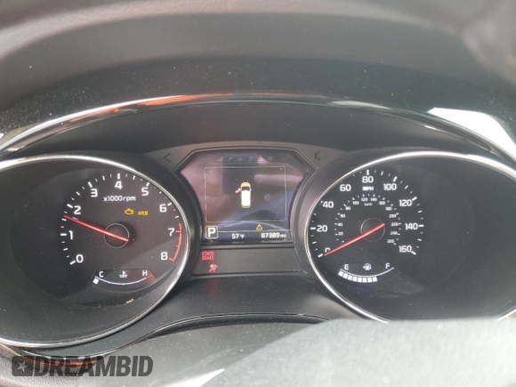2017 Kia Sedona SX-L with VIN KNDME5C10H6271931, listed as a Copart auction lot 73215284 with 87,389 mi miles and Salvage Title. Bid and sale history available at carsss.com. Image 9.