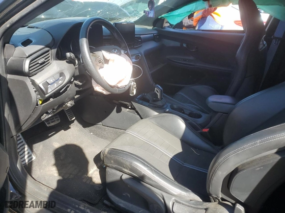 2021 Hyundai Veloster N with VIN KMHT36AH0MU009139, listed as a Copart auction lot 50110694 with 0 mi miles and Salvage Title. Bid and sale history available at carsss.com. Image 7.