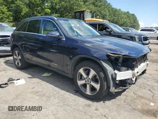 2018 Mercedes-Benz GLC 300 with VIN WDC0G4JBXJV057047, listed as a Copart auction lot 64453315 with 63,320 mi miles and Salvage title. Bid and sale history available at DreamBid. Image 4.