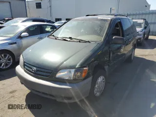 2003 Toyota Sienna LE with VIN 4T3ZF13C23U515454, listed as a Copart auction lot 72506484 with 130,208 mi miles and Salvage Title. Bid and sale history available at carsss.com. Image 1.