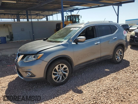 2015 Nissan Rogue SL with VIN 5N1AT2MV2FC879632, listed as a Copart auction lot 52042265 with 137,257 mi miles and Salvage Title. Bid and sale history available at carsss.com. Image 1.