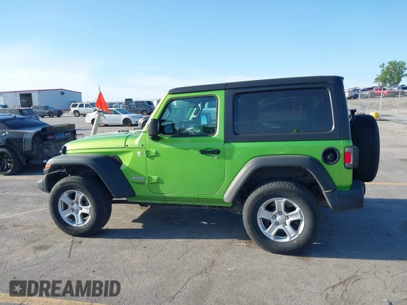 2019 Jeep Wrangler Sport S z VIN 1C4HJXAN0KW661787, wystawiony jako IAAI lot #42238918 z przebiegiem 25 364 mil mil oraz . Historia ofert i sprzedaży dostępna na DreamBid. Obrazek 14.