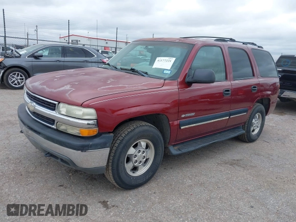2001 Chevrolet Tahoe LS with VIN 1GNEK13T81J242596, listed as a IAAI auction lot 42177221 with 172,971 mi miles. Bid and sale history available at carsss.com. Image 2.