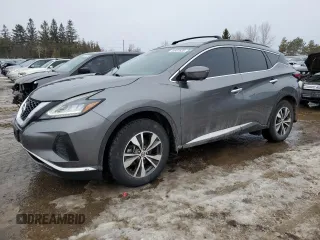 2021 Nissan Murano SV with VIN 5N1AZ2BS1MC134794, listed as a Copart auction lot 44937635 with 37,186 mi miles and Clean title. Bid and sale history available at DreamBid. Image 1.
