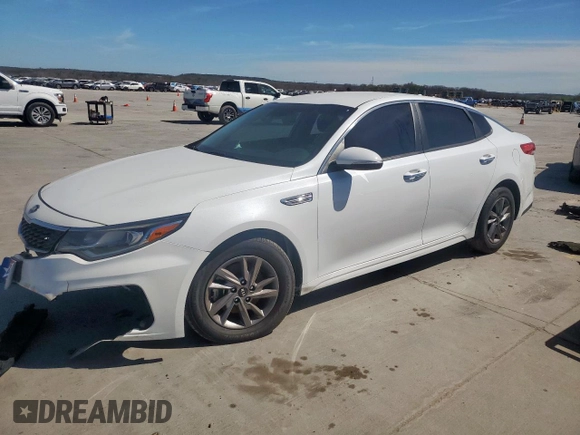 2020 Kia Optima LX with VIN 5XXGT4L35LG390275, listed as a Copart auction lot 63615215 with 107,826 mi miles and Clean title. Bid and sale history available at DreamBid. Image 1.